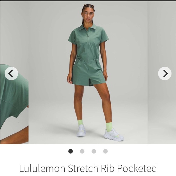LULULEMON STRETCH RIB POCKETED ROMPER - Picture 4 of 7